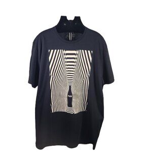 COCA-COLA Men's Black Short Sleeve 100% Cotton Tee Size 2X (50-52)